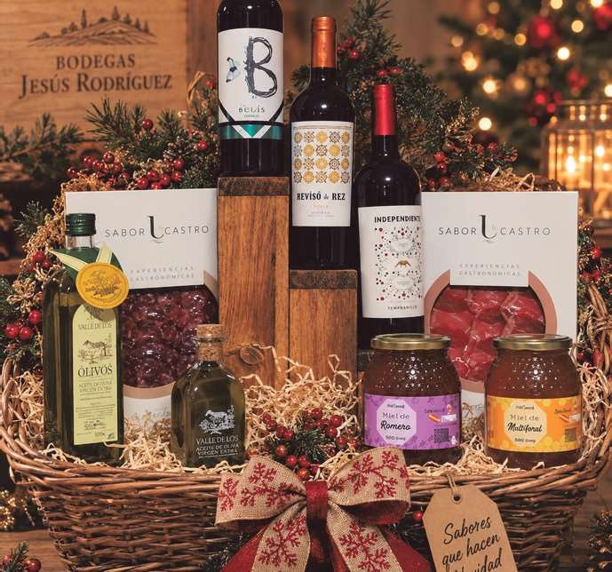 Cesta de Navidad 2026 N.º 2 de Bodegas Jesús Rodríguez
