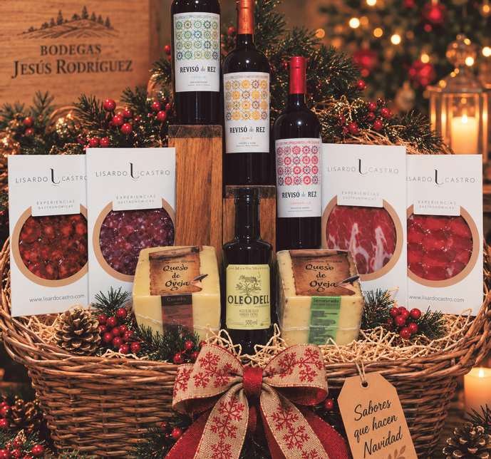 Cesta de Navidad 2026 N.º 3 de Bodegas Jesús Rodríguez
