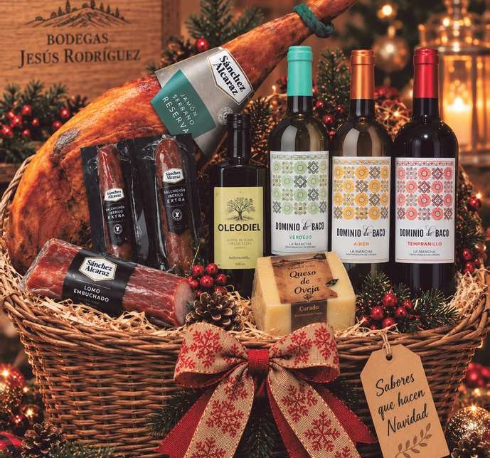Cesta de Navidad 2026 N.º 5 de Bodegas Jesús Rodríguez