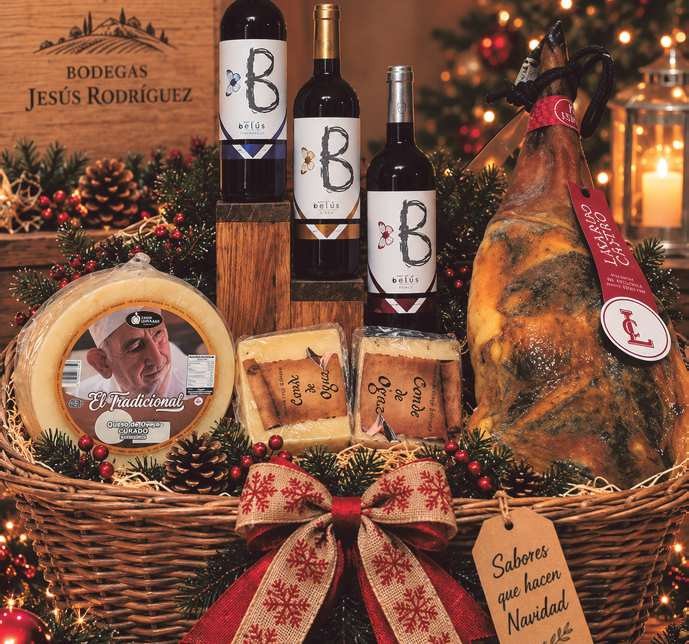 Cesta de Navidad 2026 N.º 7 de Bodegas Jesús Rodríguez
