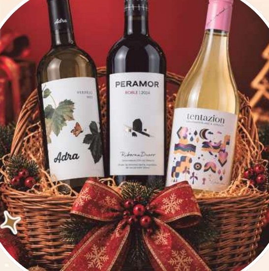 Estuche de Navidad 2026 N.º 5 con vinos de Bodegas Jesús Rodríguez