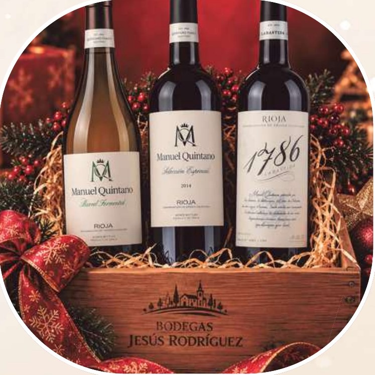Estuche de Navidad 2026 N.º 8 con vinos de Bodegas Jesús Rodríguez