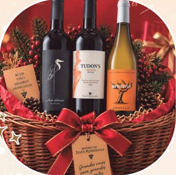 Estuche de Navidad 2026 N.º 13 con vinos de Bodegas Jesús Rodríguez