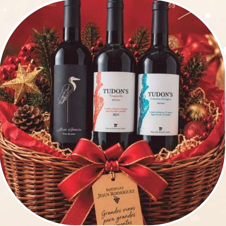 Estuche de Navidad 2026 N.º 12 con vinos de Bodegas Jesús Rodríguez
