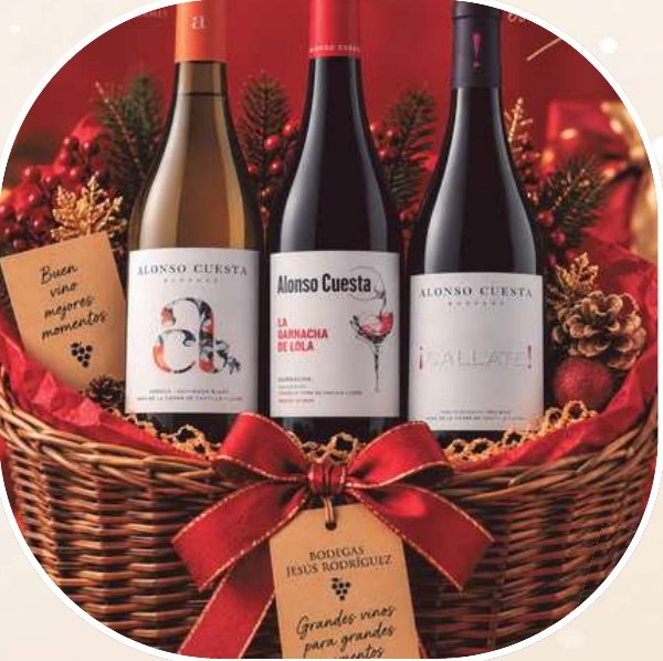 Estuche de Navidad 2026 N.º 18 con vinos de Bodegas Jesús Rodríguez