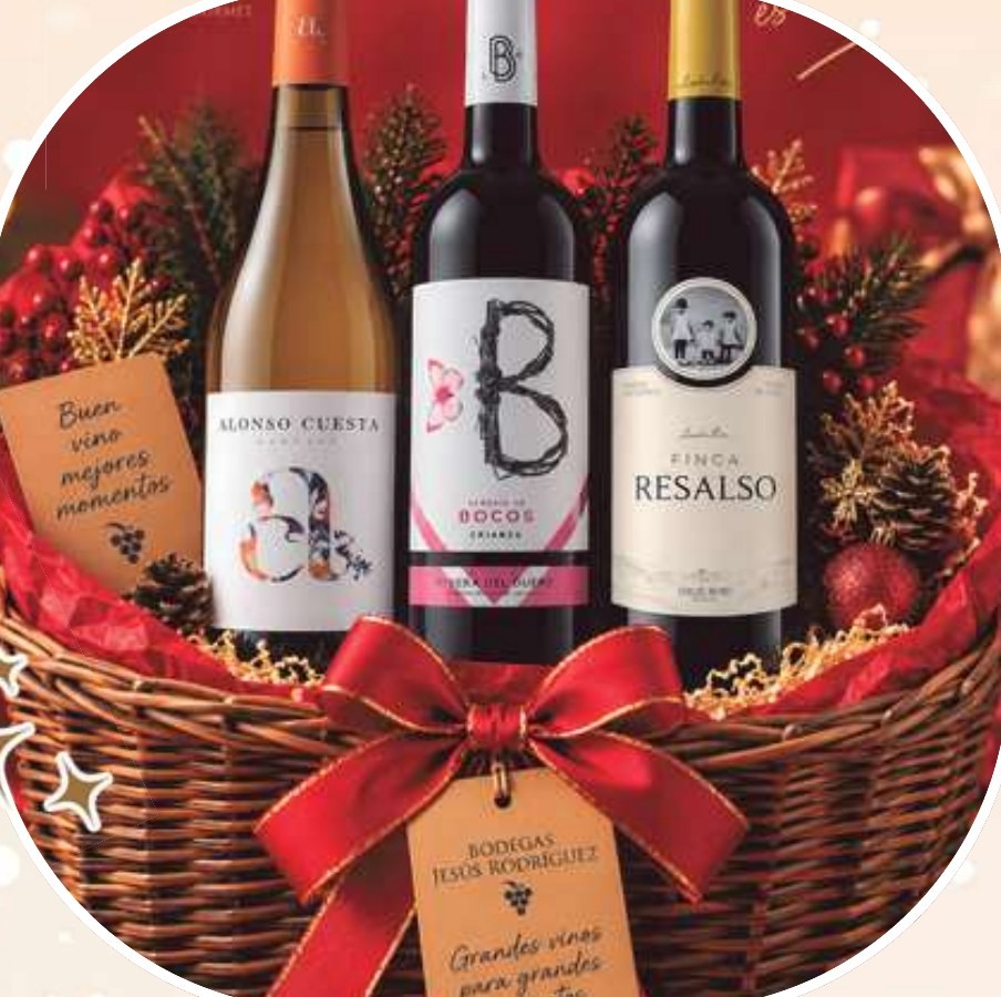 Estuche de Navidad 2026 N.º 23 con vinos de Bodegas Jesús Rodríguez